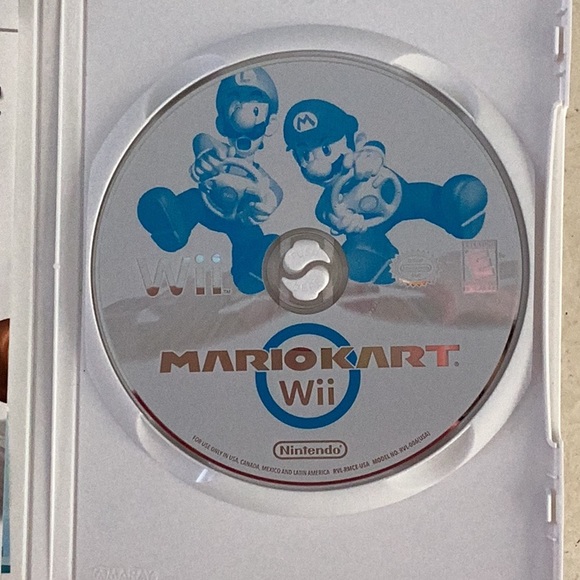 Mario Kart & Wheel Nintendo Wii Game Racing Steering Driving Drive - Picture 6 of 12